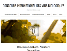 Tablet Screenshot of concoursamphore.fr